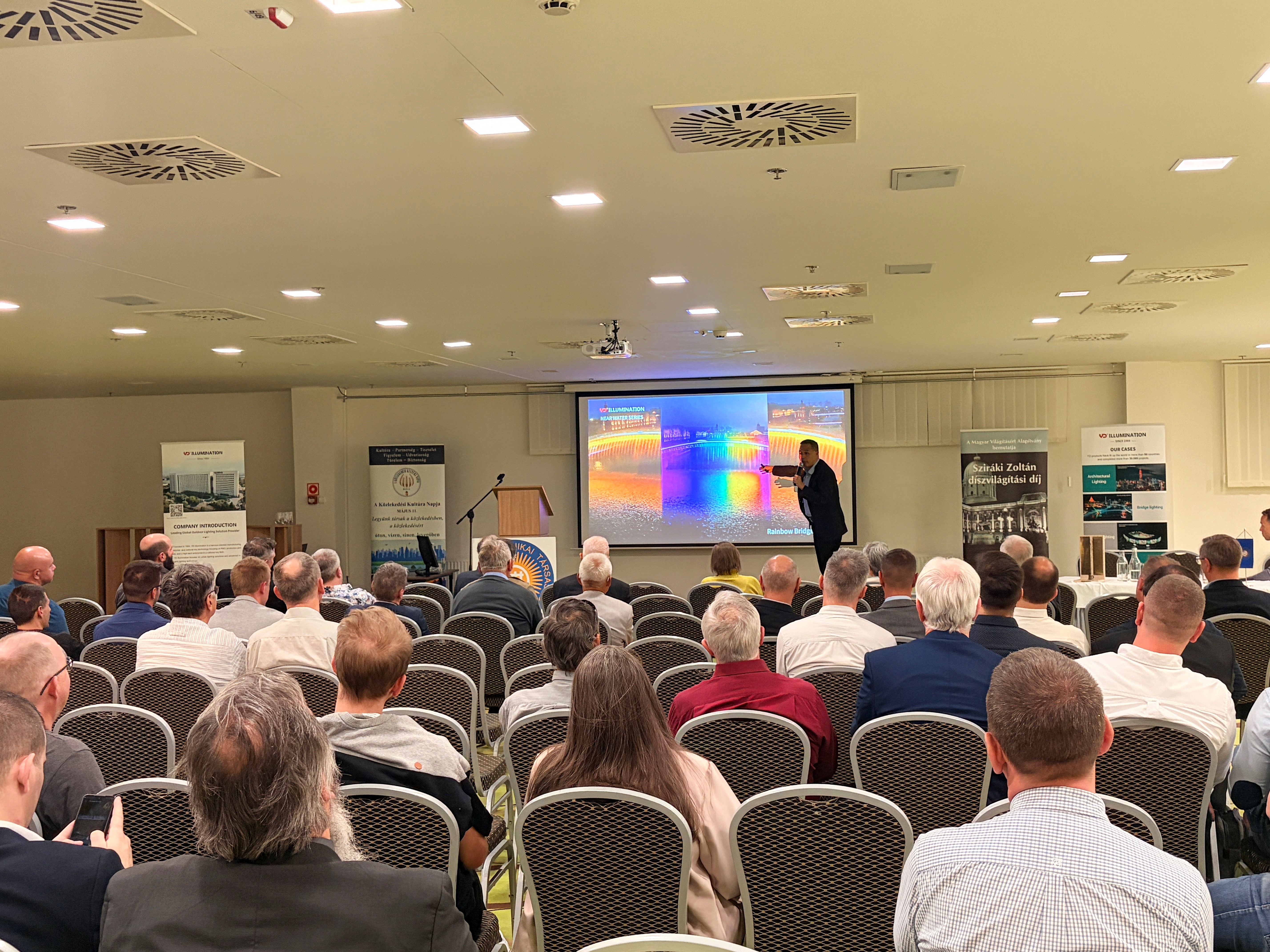 Intelligent Manufacturing in China Shines in Hungary: YD Showcases at the 55th Outdoor and Road Lighting Summit